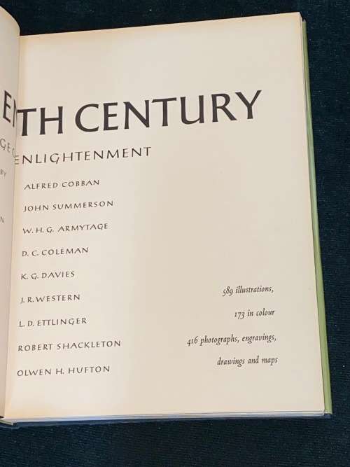 THE EIGHTEENTH CENTURY EUROPE IN THE AGE OF ENLIGHTENMENT EDITED BY ALFRED COBBAN