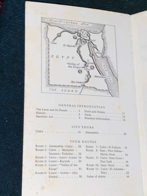 EGYPT POLYGLOTT TRAVEL GUIDE LEHNERT & LANDROCK CAIRO ART PUBLISHERS
