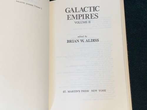 BRIAN ALDISS GALACTIC EMPIRES VOLUME TWO