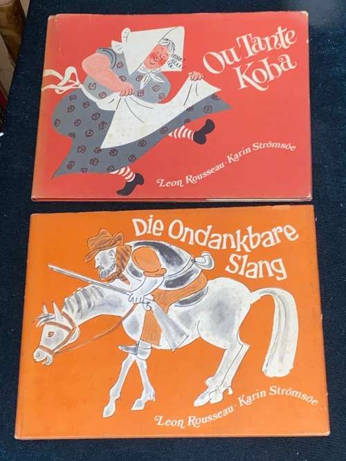 VINTAGE AFRIKAANS CHILDREN TITLES X 6  FROM 1960`S AND 1970`S