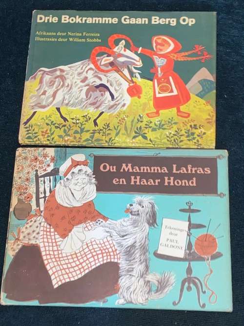 VINTAGE AFRIKAANS CHILDREN TITLES X 6  FROM 1960`S AND 1970`S