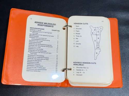 KOVISCO WILDVLEISRESEPTE / VENISON RECIPES
