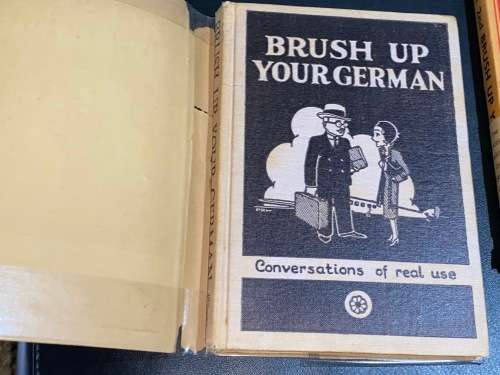 2 X WARTIME BRUSH UP YOUR GERMAN BY J.B.C. GRUNDY