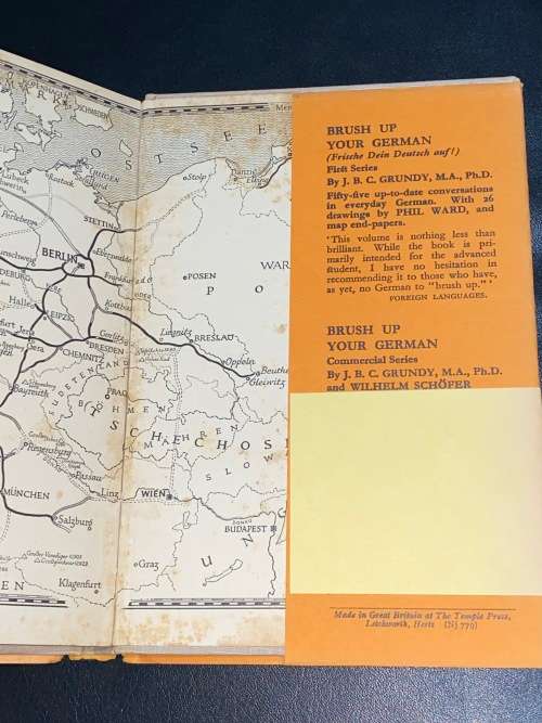 2 X WARTIME BRUSH UP YOUR GERMAN BY J.B.C. GRUNDY