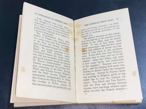MONS AND THE RETREAT BY CAPTAIN G.S. GORDON 1918