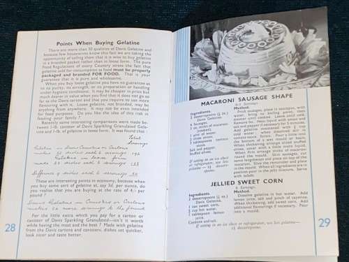 GELATINE IS FIRST AID TO THE FOOD ECONOMY AND RECIPES