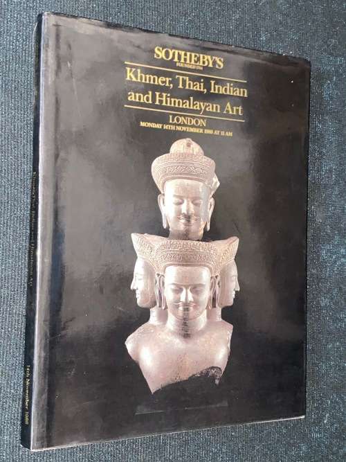 SOTHEBY`S KHMER, THAI, INDIAN AND HIMALAYAN ART LONDON NOVEMBER 1988