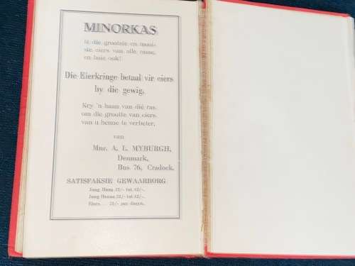 PLUIMVEE IN SUID-AFRIKA DEUR J.J. JORDAAN 1924