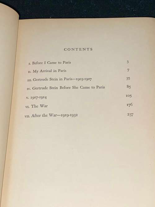 THE AUTOBIOGRAPHY OF ALICE B. TOKLAS