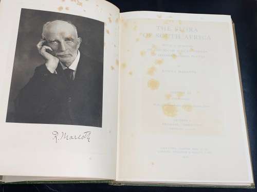 THE FLORA OF SOUTH AFRICA BY RUDOLF MARLOTH 4 VOLUMES