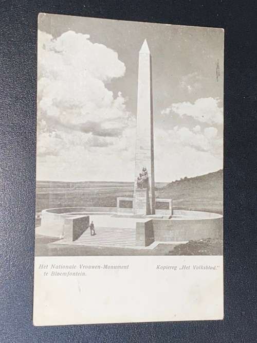 1917 VROUEN-MONUMENT BLOEMFONTEIN POSTCARD