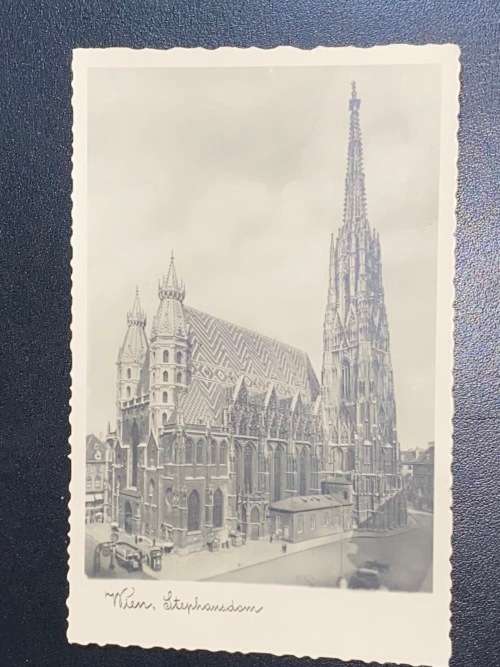 1940 VIENNA AUSTRIA STEPHANSDAM POSTCARD