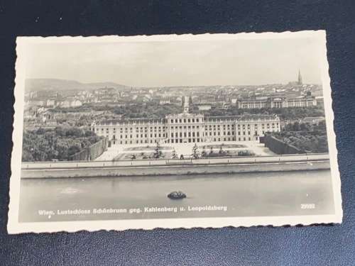 1940 VIENNA AUSTRIA LUSTSCHLOSS SCHONBRUNN POSTCARD