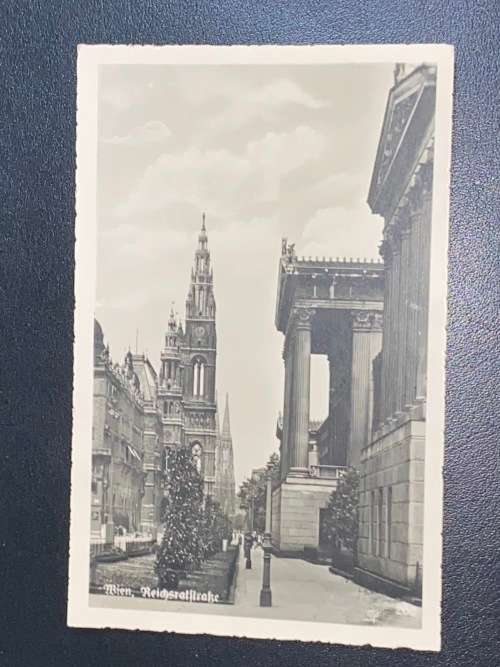 1940 VIENNA AUSTRIA REICHSTRAT POSTCARD