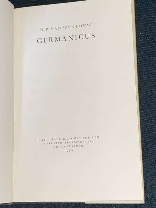 GERMANICUS DEUR N.P. VAN WYK LOUW
