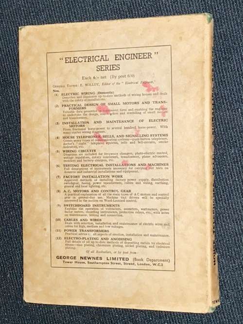 HOUSE TELEPHONES, BELLS , AND SIGNALLING SYSTEMS A PRACTICAL HANDBOOK FOR INSTALLATION ENGINEERS
