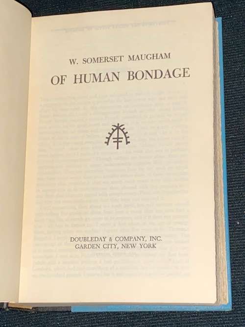 OF HUMAN BONDAGE BY W. SOMERSET MAUGHAM