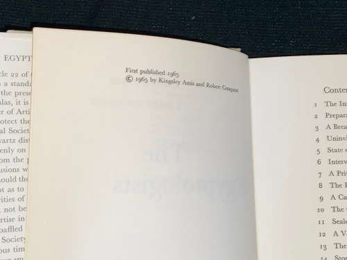 THE EGYPTOLOGISTS BY KINGSLEY AMIS AND ROBERT CONQUEST