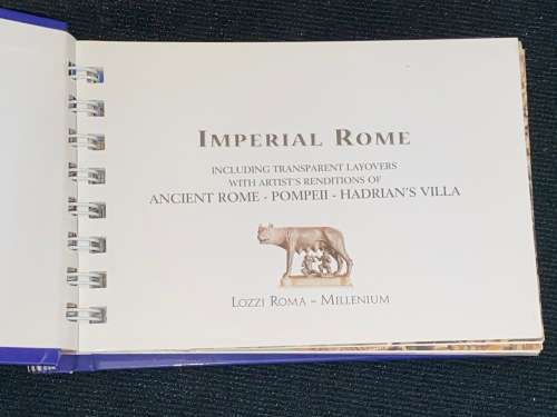 IMPERIAL ROME TRANSPARENT OVERLAYS OF ARCHAEOLOGICAL SITES FROM ORIGINS TO PRESENT DAY
