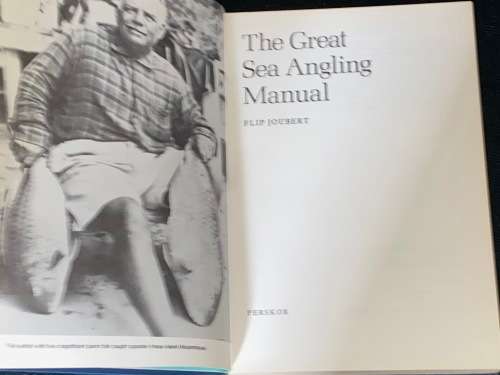 THE GREAT SEA ANGLING MANUAL BY FLIP JOUBERT