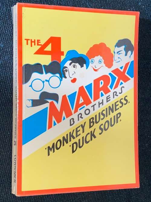 THE 4 MARX BROTHERS MONKEY BUSINESS DUCK SHOP FILM SCRIPT