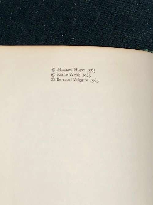 POEMS BY MICHAEL HAYES EDDIE WEBB AND BERNARD WIGGINS SIGNED