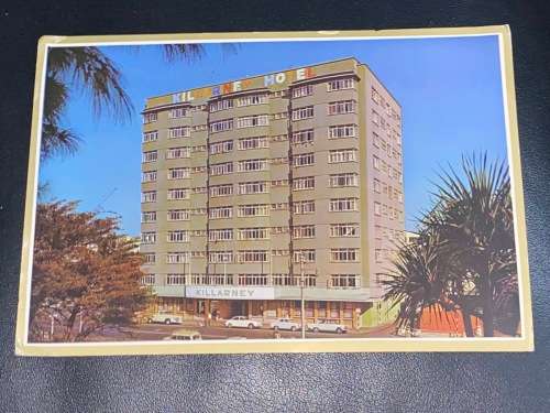 KILLARNEY HOTEL DURBAN POSTCARD 1973