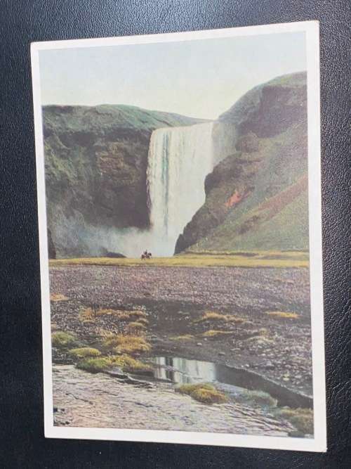 SKOGAFOSS ICELAND POSTCARD