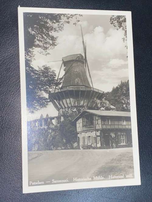 POTSDAM SANSSOUCI HISTORICAL MILL GERMAN POSTCARD  1940`S