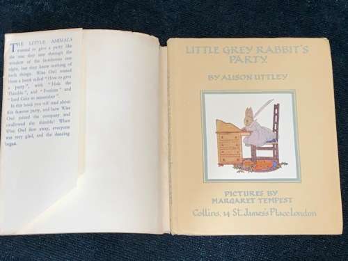 LITTLE GREY RABBIT PARTY BY ALISON UTTLEY PICTURES BY MAGARET TEMPEST