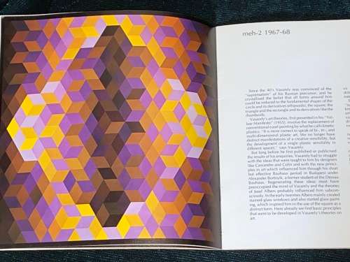 VICTOR VASERELY VINTAGE EXHIBITION CATALOGUE