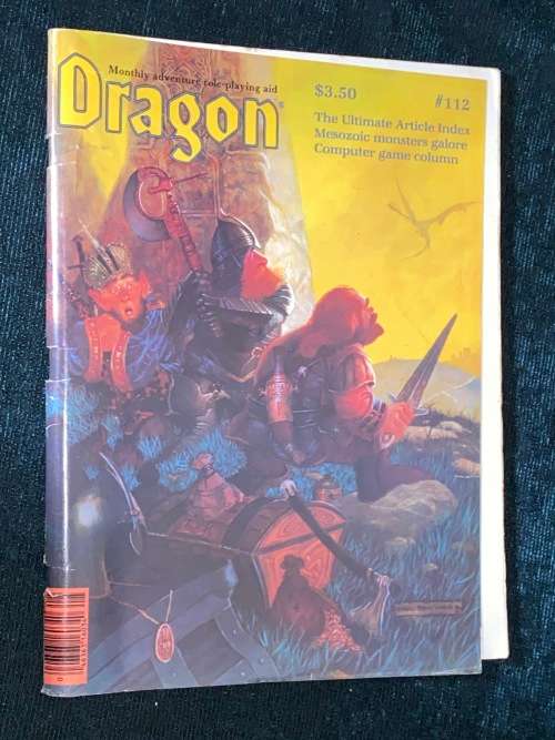 DRAGON MONTHLY ADVENTURE ROLE-PLAYING AID #112
