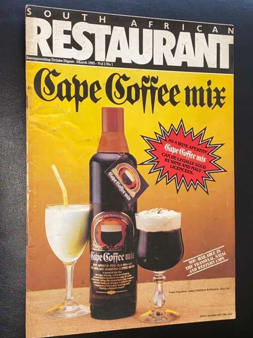 SOUTH AFRICAN RESTAURANT MAGAZINE MARCH 1985 VOL3 NO.1