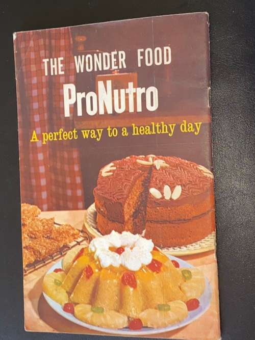 VINTAGE THE PRONUTRA RECIPE BOOK