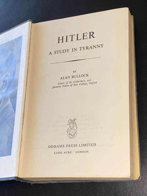 HITLER A STUDY IN TYRANNY BY ALAN BULLOCK