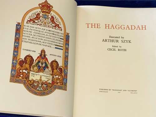 THE HAGGADAH EXECUTED BY ARTHUR SZYK EDITED BY CECIL ROTH 1952