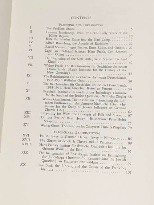 HITLER`S PROFESSORS THE PART OF SCHOLARSHIP IN GERMANY`S CRIMES AGAINST THE JEWISH PEOPLE 1946