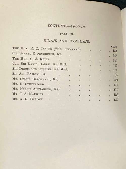 SOME SOUTH AFRICAN POLITICIANS BY L.E. NEAME ILLUSTRATED BY QUIP.