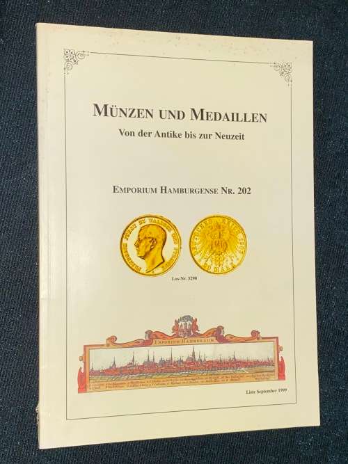 MUNZEN UND MEDAILLEN SEPT 1999 CATALOGUE