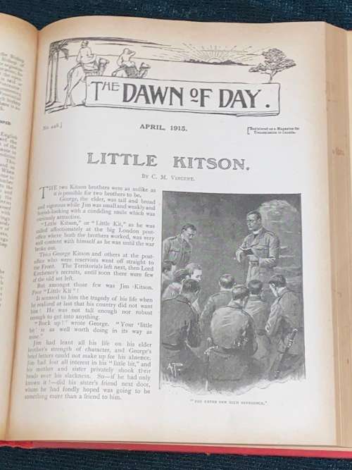HUGHENDEN PARISH MAGAZINE & THE DAWN OF THE DAY 1915 BOUND TOGETHER