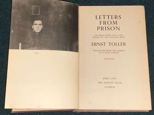 LETTERS FROM PRISON BY ERNST TOLLER