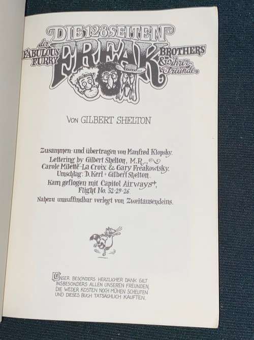 DER FABULOUS FURRY FREAK BROTHERS