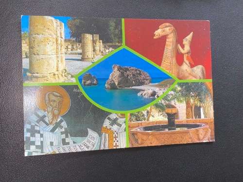 CYPRUS POSTCARD TO SOUTH AFRICA