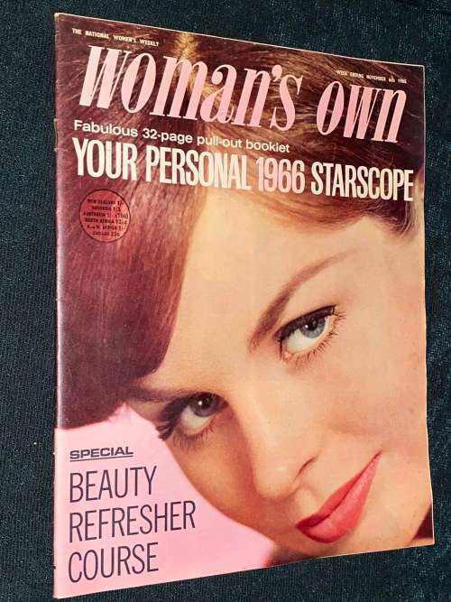WOMAN`S OWN MAGAZINE 6 NOVEMBER 1965