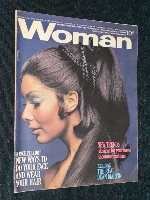 WOMAN MAGAZINE 15 MARCH  1969