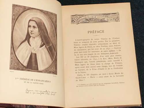 SAINTE THERESE DE L`ENFANT JESUS HISTOIRE D`UNE AME
