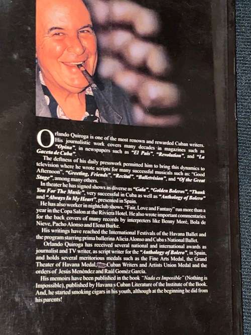ART AND MYSTICISM OF HABANOS BY ORLANDO QUIROGA SIGNED