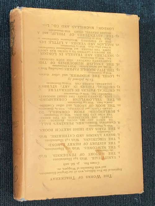 CRITICAL PAPERS IN ART STUBBS`S CALLANDER BARBER BOX BY WILLIAM MAKEPEACE THACKERAY 1904