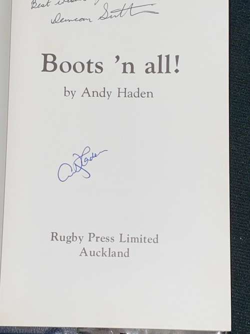 BOOTS `N ALL! BY ANDY HADEN SIGNED
