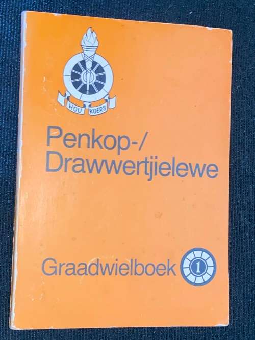 PENKOP/ DRAWWERTJIELEWE GRAADWIELBOEK
